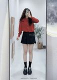  Áo khoác cardigan len tim 5162 