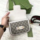  Túi GG Horsebit 1955 Mini Bag Beige/White 