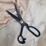  Kéo cắt may thép đen bám vải, chống trượt cho vải lụa, satin #010103 