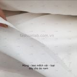  Mùng keo mếch vải khổ 125cm - loại dày cho áo nam #020701 