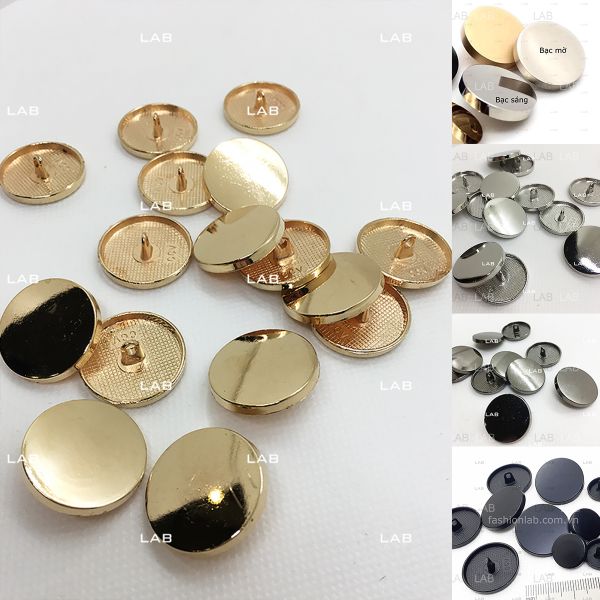  Khuy kim loại tròn 25mm #020201 