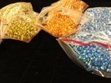  Hạt cườm pha lê tròn ánh sắc xỏ lỗ - 3mm #020302 
