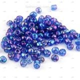  Hạt cườm pha lê tròn ánh sắc xỏ lỗ - 3mm #020302 