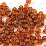  Hạt cườm pha lê trong suốt xỏ lỗ - 2mm #020302 