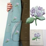  Hình thêu hoa nhỏ - Mẫu 969 (1pc) #020501 