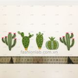  Hình thêu xương rồng #020501 