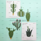  Hình thêu xương rồng #020501 