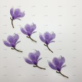  Hình thêu mộc lan #020501 