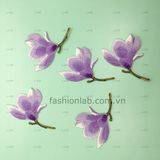  Hình thêu mộc lan #020501 