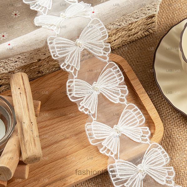  Dây viền thêu 3D hai lớp trang trí #020602 