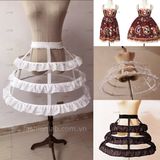  Tùng phồng - váy lót dáng chuông Lolita, cosplay, váy cưới #021101 