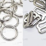 Bộ khuyên O+8 kim loại sơn tĩnh điện 1cm #020205 