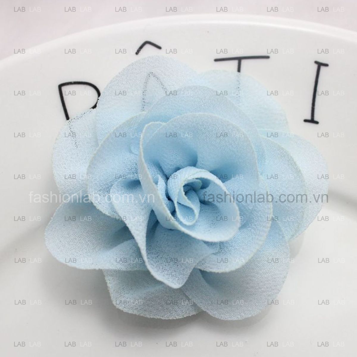  Hoa hồng vải voan cát đường kính 8cm 