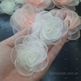 Hoa hồng voan kính 10cm 
