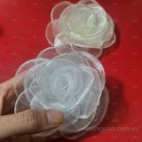  Hoa hồng voan kính 10cm 