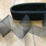  Nẹp lưới Horsehair - Bản 10cm - làm phồng xòe đầm khiêu vũ, dạ hội, váy cưới #021101 