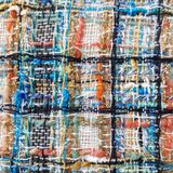  Vải Tweed Tattersall bện sợi kim tuyến #030901 