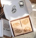  Set con dấu gỗ #040101 