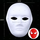  Mặt nạ giấy bồi trắng tự trang trí #040202 