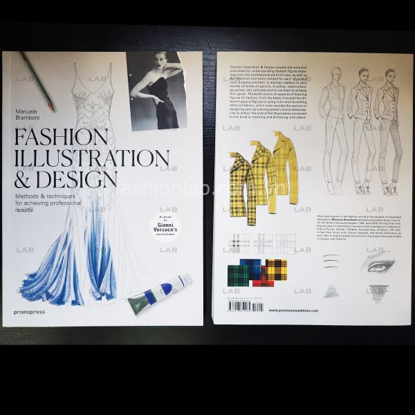  Sách Fashion Illustration & design - Minh họa thời trang #060101 