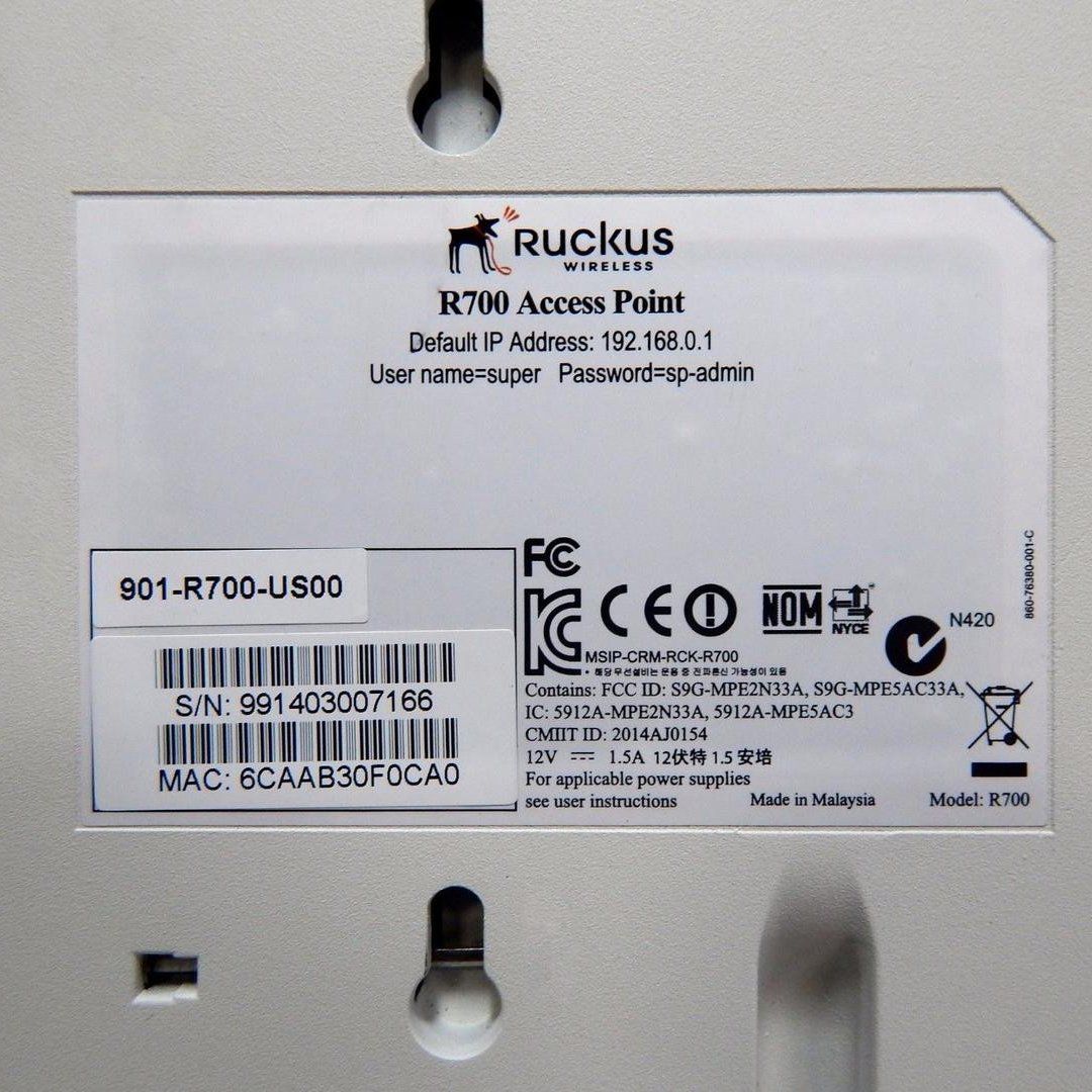 Ruckus ZoneFlex R700 Dual Band 802.11ac PHÂN PHỐI WIFI CHUYÊN DỤNG