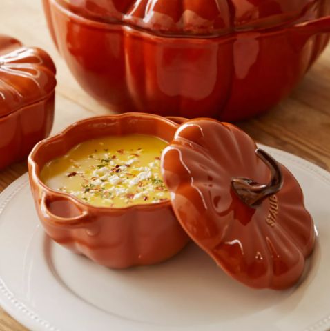  Âu sứ Staub Pumpkin Cocotte 12,9cm quả bí ngô 