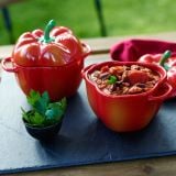  Âu sứ Staub Paprika Cocotte 12,9cm quả ớt đỏ 