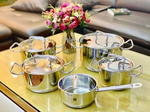  Bộ nồi Zwilling Twin Classic 5 món (inox bóng) 
