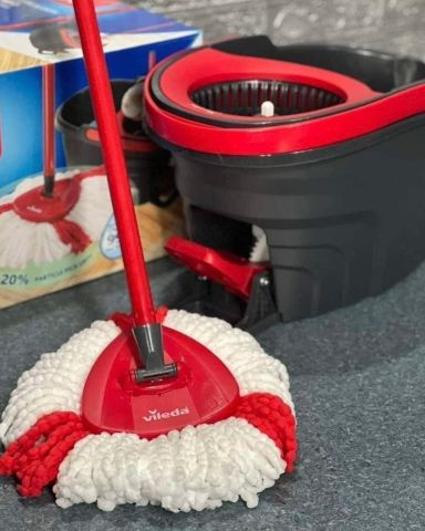  Cây lau nhà Vileda Turbo bản 3 khăn 