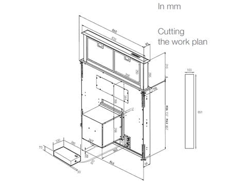  Máy hút mùi âm tủ Brandt AD1390X 