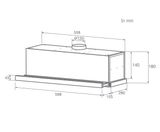 Máy hút mùi Brandt AT1460X dạng kéo 