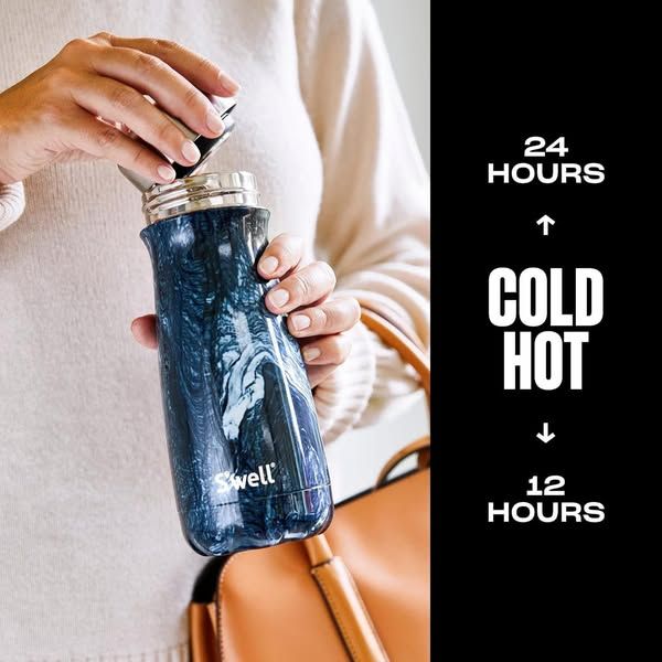  Bình giữ nhiệt Swell Azurite Marble 470ml 60940EU xanh cẩm thạch 