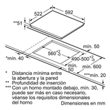  Bếp Từ Bosch 3 Bếp - 60 Cm PUC631BB2E 