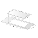  Bếp từ 2 bếp Smaragd SI2-66Y 