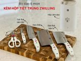  Bộ dao 6 món Zwilling Twin-Pollux kèm hộp tiệt trùng (màu trắng) 