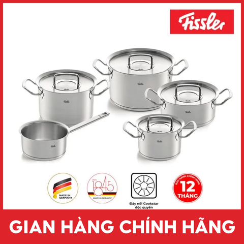  Bộ nồi 5 món Fissler OPC2 nắp inox 