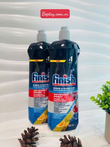  Nước làm bóng và khô chén, đĩa Finish 800ml 
