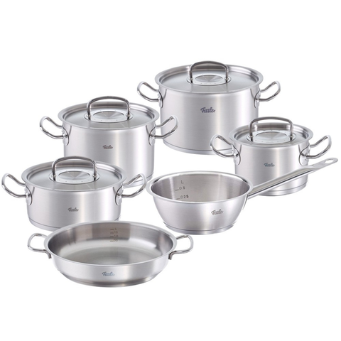  BỘ NỒI TỪ FISSLER ORIGINAL PROFI COLLECTION 6 INOX WITH SERVING PAN AND CONICAL PAN 