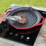  Chảo gang Oceno 26cm màu đỏ 