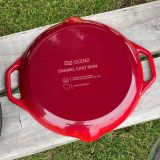  Chảo gang Oceno 26cm màu đỏ 