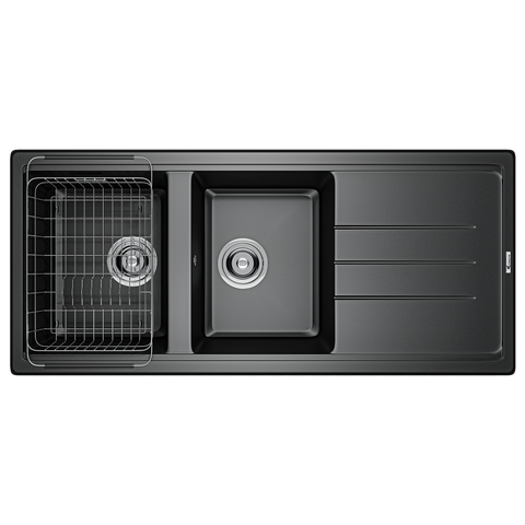  Chậu rửa bát Granite phoenix 1160 black 