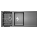  Chậu rửa bát Granite Livello Smart 1160 Grey 