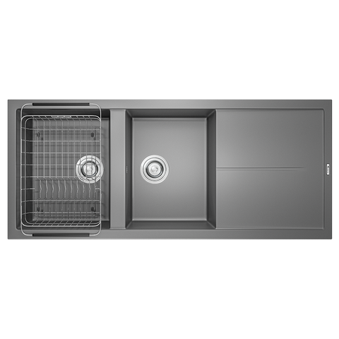  Chậu rửa bát Granite Livello Smart 1160 Grey 