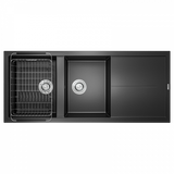  Chậu rửa bát Granite Livello Smart 1160 Black 