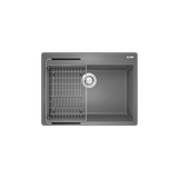  Chậu rửa bát Granite Ruvita 680 Grey 