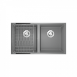  Chậu rửa bát Granite Veloci 760D Grey 