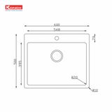  Chậu rửa bát Turkey Neron 600 