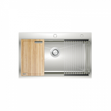  Chậu rửa bát 1 hố Workstation - Topmount Sink KN8050TS 