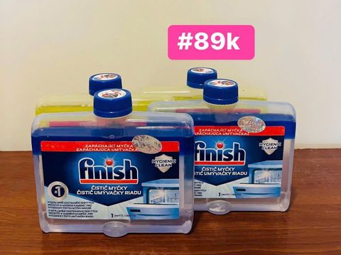  Dung dịch vệ sinh máy rửa bát Finish 250ml không mùi 