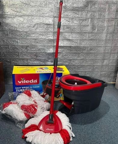  Cây lau nhà Vileda Turbo bản 3 khăn 